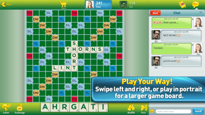 Screenshot of the application SCRABBLE - #6