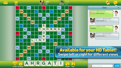 Screenshot of the application SCRABBLE - #7