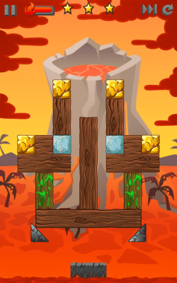 Screenshot of the application Tiki Lavalanche - #6