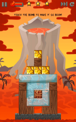 Screenshot of the application Tiki Lavalanche - #7