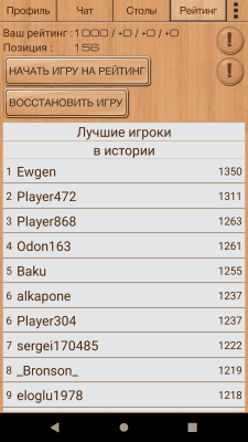 Screenshot of the application Short Backgammon - #8