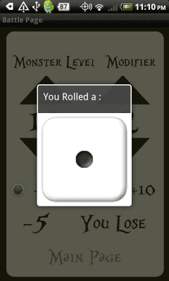 Screenshot of the application Munchkin Counter - #4