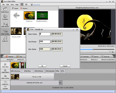 Screenshot of the application Aura Video Editor - #2