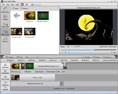 Screenshot of the application Aura Video Editor - #4