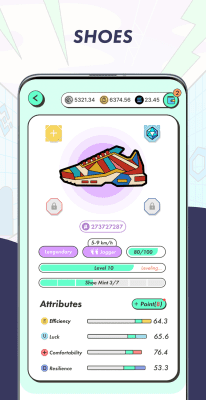 Screenshot of the application STEPN - #3