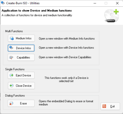 Screenshot of the application Create-Burn ISO Image - #4
