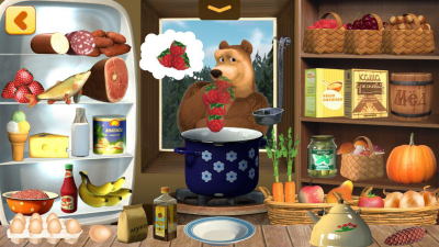 Screenshot of the application Masha and the Bear: Cooking Food - #7