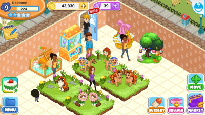 Screenshot of the application The history of the pet store. Easter - #2
