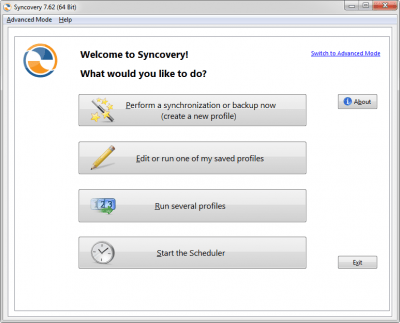Screenshot of the application Syncovery for Windows - #3