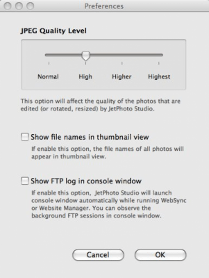 Screenshot of the application JetPhoto Studio - #4