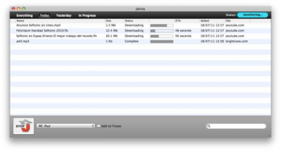 Screenshot of the application Jaksta Media Recorder - #1