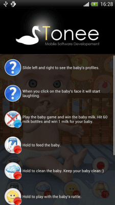 Screenshot of the application My baby (Tamagotchi) - #7