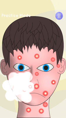 Screenshot of the application Pimple Squeezing - #3