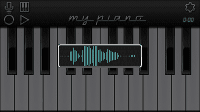 Screenshot of the application My Piano - #6