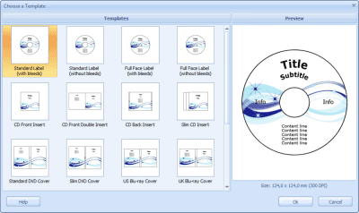 Screenshot of the application RonyaSoft CD DVD Label Maker - #2