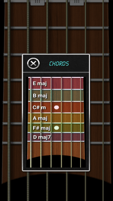 Screenshot of the application My Guitar - #6