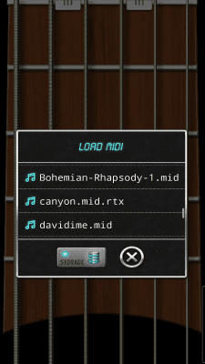 Screenshot of the application My Guitar - #8