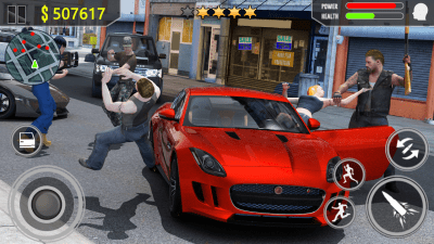 Screenshot of the application Gangster Fight - Vegas Crime Survival Simulator - #1