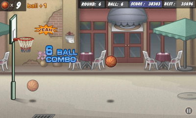 Screenshot of the application Basketball Shoot - #3