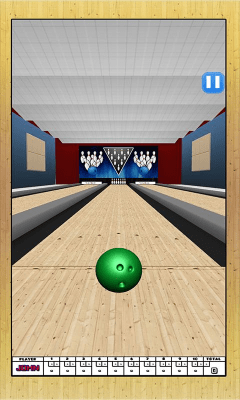 Screenshot of the application Bowling 3D - #2