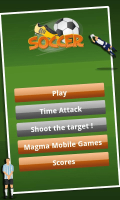 Screenshot of the application Soccer - #5