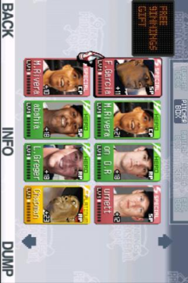 Screenshot of the application 9 Innings: Pro Baseball 2011 - #3