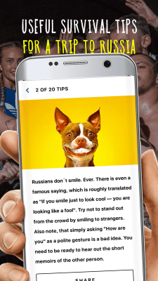 Screenshot of the application World Cup 2018: Free survival guide - #3
