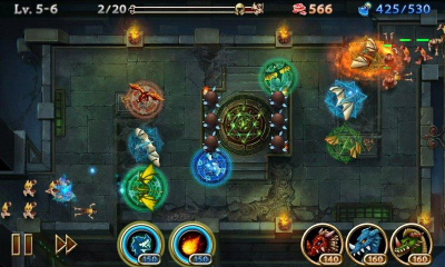 Screenshot of the application Lair Defense: Dungeon - #1