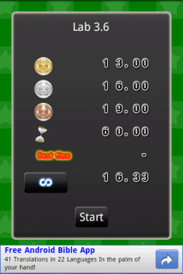 Screenshot of the application Adventure in a cube - #5