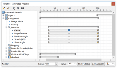 Screenshot of the application Ultra Fractal - #2