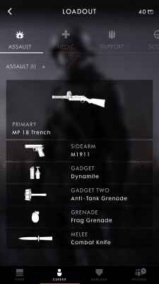 Screenshot of the application Battlefield Companion - #3