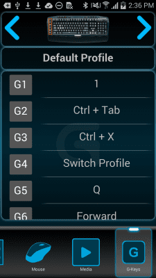 Screenshot of the application Logitech Arx Control - #7