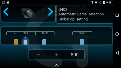 Screenshot of the application Logitech Arx Control - #8