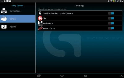 Screenshot of the application Logitech Arx Control - #18