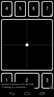 Screenshot of the application DroidPad: PC Joystick & mouse - #3