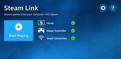 Screenshot of the application Steam Link - #1