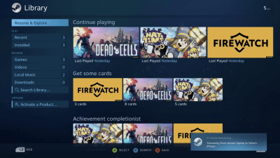 Screenshot of the application Steam Link - #5