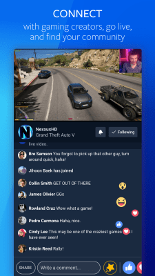 Screenshot of the application Facebook Gaming for Android - #2