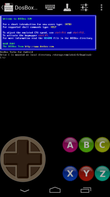 Screenshot of the application GamePad - #1