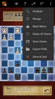 Screenshot of the application Chess Free - #8