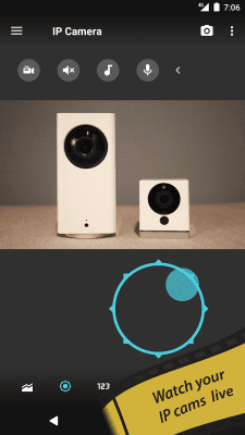 Screenshot of the application tinyCam Monitor - #1