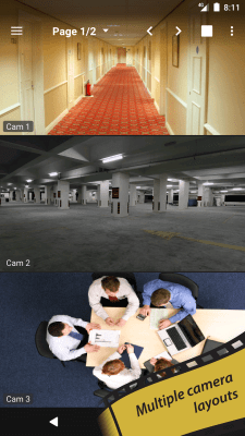 Screenshot of the application tinyCam Monitor - #3