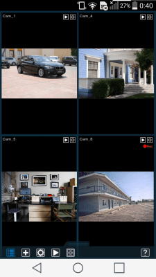 Screenshot of the application Xeoma Video Surveillance - #1