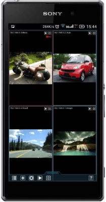 Screenshot of the application (Client part only) Xeoma Video Surveillance - #7