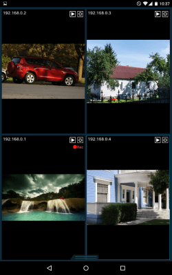 Screenshot of the application (Client part only) Xeoma Video Surveillance - #9