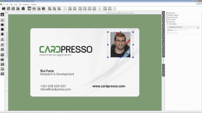 Screenshot of the application CardPresso - #2