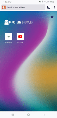 Screenshot of the application Ghostery Privacy Browser - #4