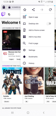 Screenshot of the application Ghostery Privacy Browser - #5