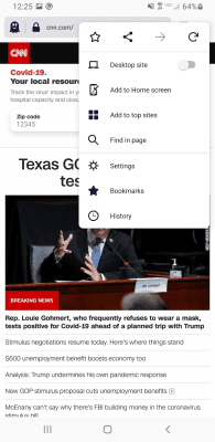 Screenshot of the application Ghostery Privacy Browser - #6