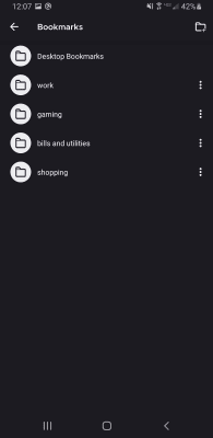 Screenshot of the application Ghostery Privacy Browser - #7